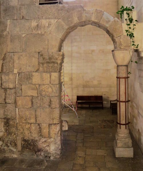 Hadrian Gate And Nevsky Church Jerusalem