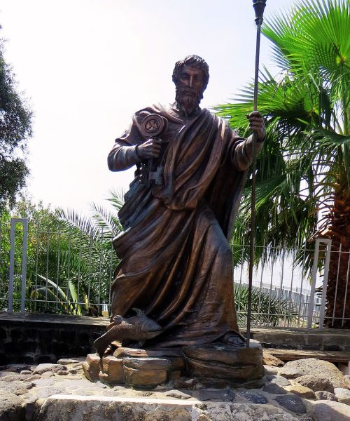 Capernaum Peter Statue