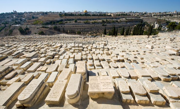 Jewish Graveyard Mount Of Olives