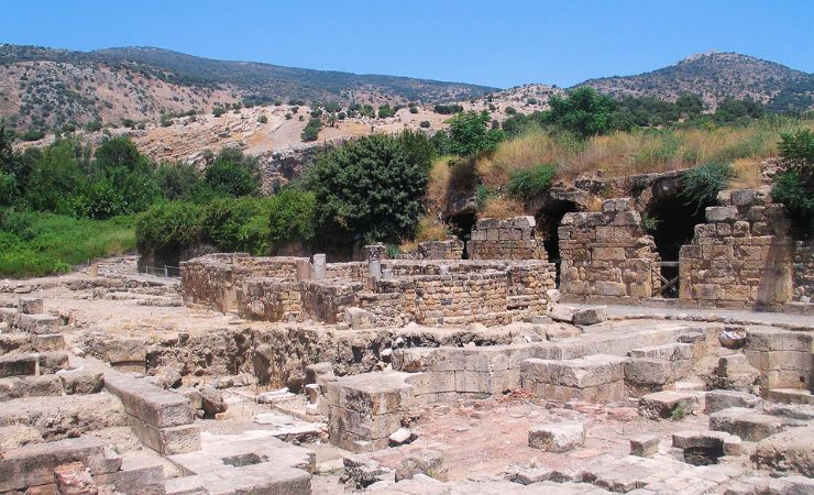 Caesarea Philippi (Banias): Where the Gates of Hades and the Foundations of the Church Meet 5 Agrippas palace. Caeserea Pillippi Banias